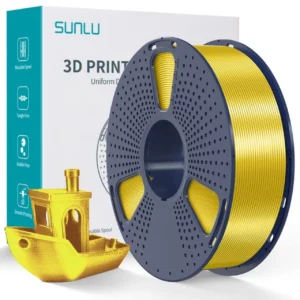 Філамент SUNLU PLA+ Silk Yellow 1.75 мм 1 кг