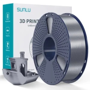 Філамент SUNLU PLA+ Silk Grey 1.75 мм 1 кг