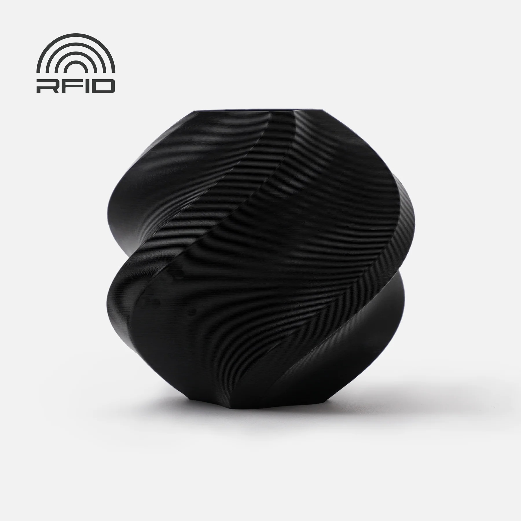 Bambu Lab PLA Basic 1kg Jade Black, без котушки (A00-K0-1.75-1000-SPLFREE)