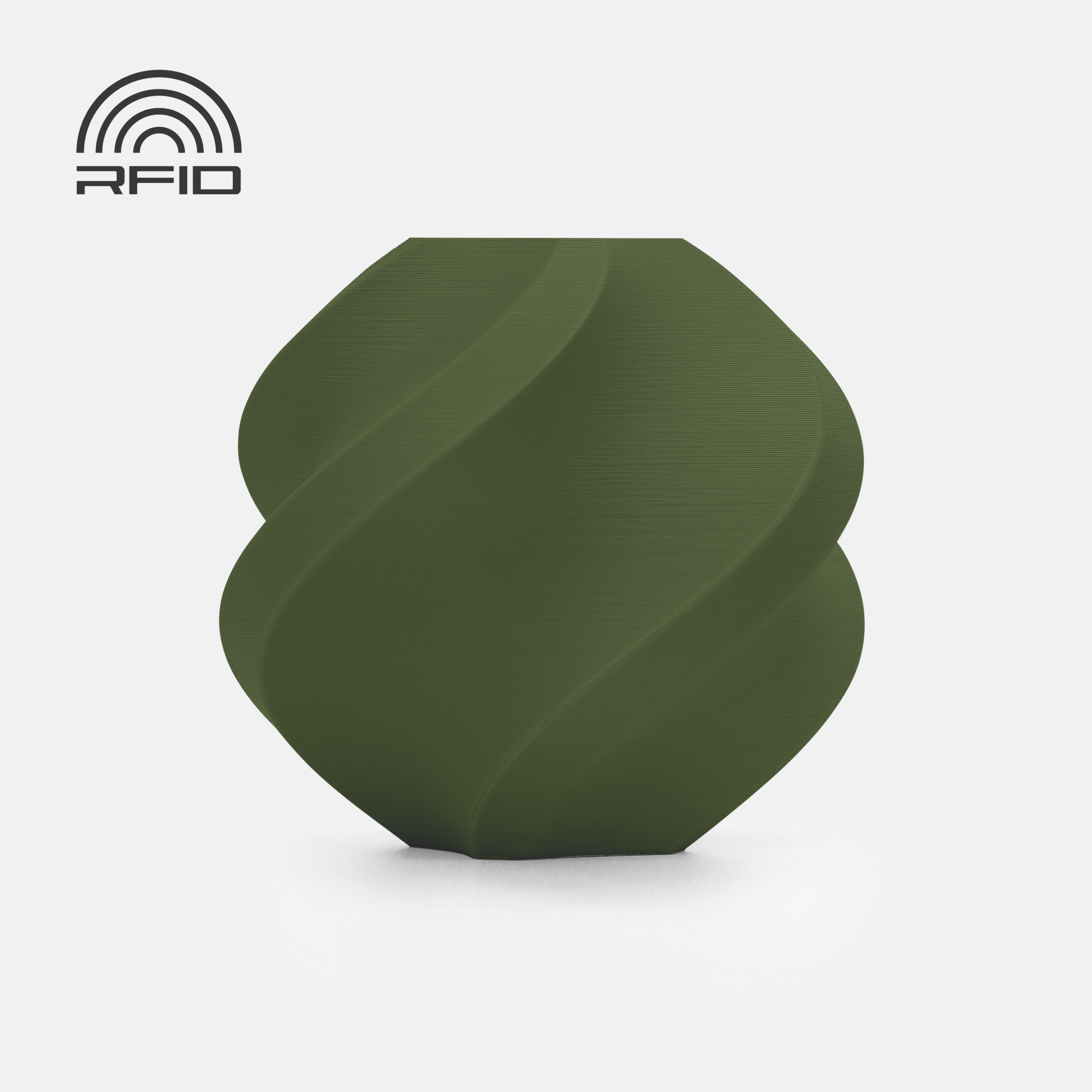 Філамент Bambu Lab PLA Matte Dark Green (11501) Refill 1.75 мм 1 кг