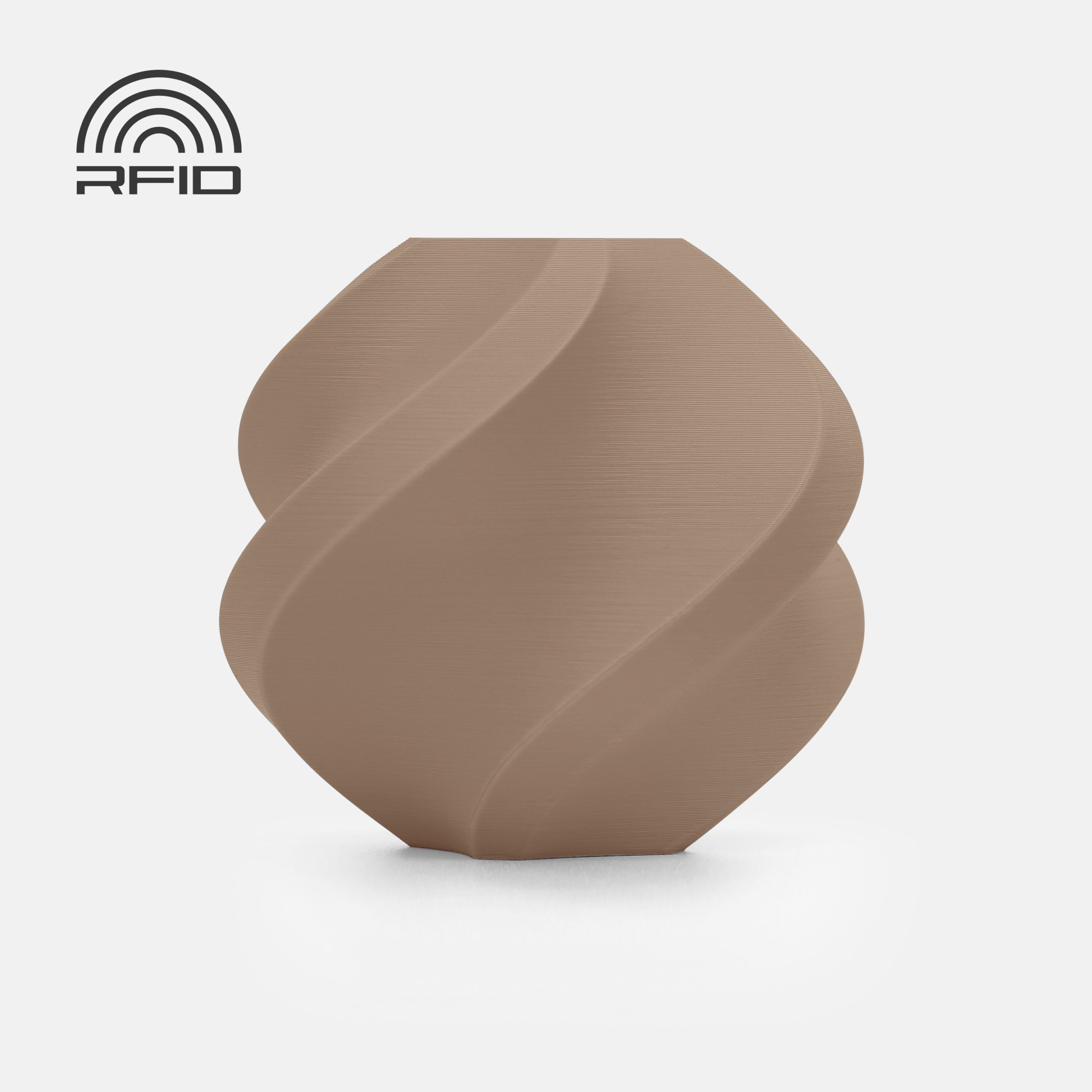 Філамент Bambu Lab PLA Matte Latte Brown (11800) Refill 1.75 мм 1 кг